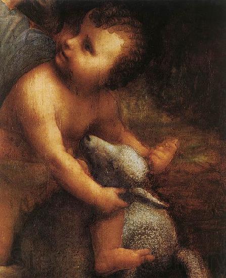 LEONARDO da Vinci The Virgin and Child with St Anne France oil painting art